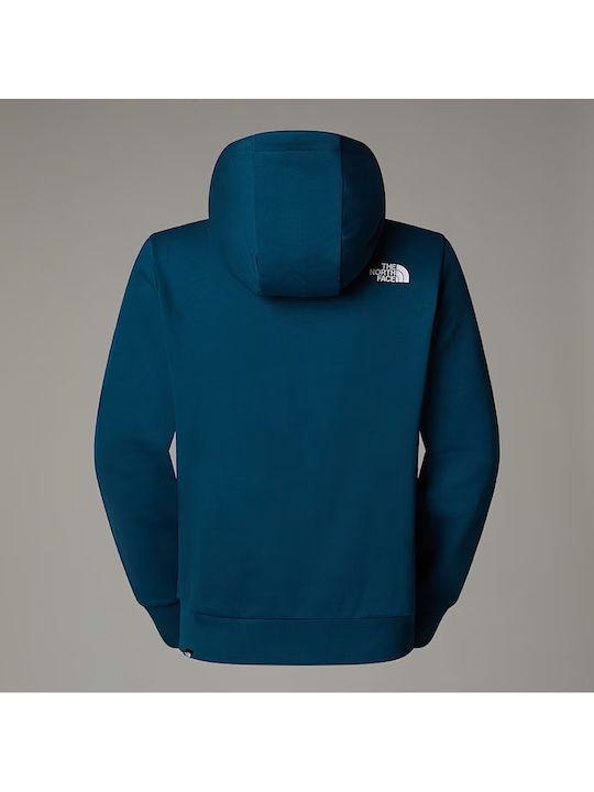 Sweatshirt with Hood Blue