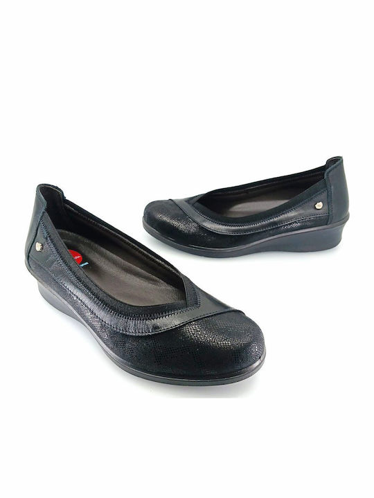 Anatomic Fabric Ballerinas Black