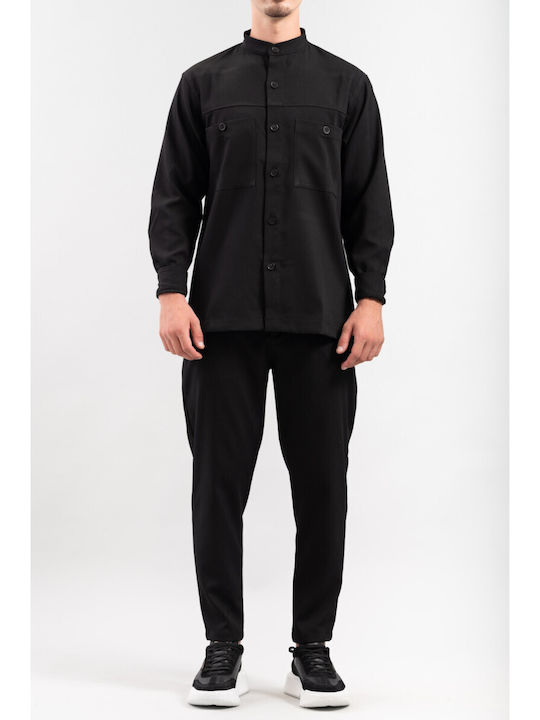 Vittorio Artist Overshirt Μακρυμάνικo Πουκάμισο Black