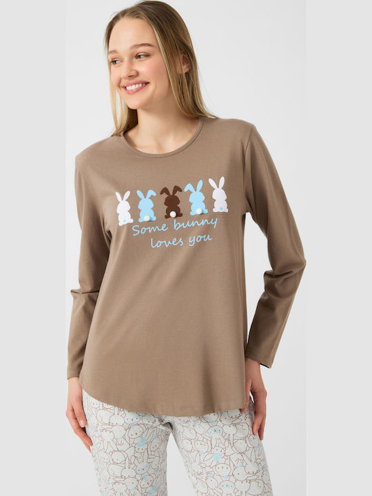 Minerva Winter Women's Pyjama Set BENZ SCURO Bunny