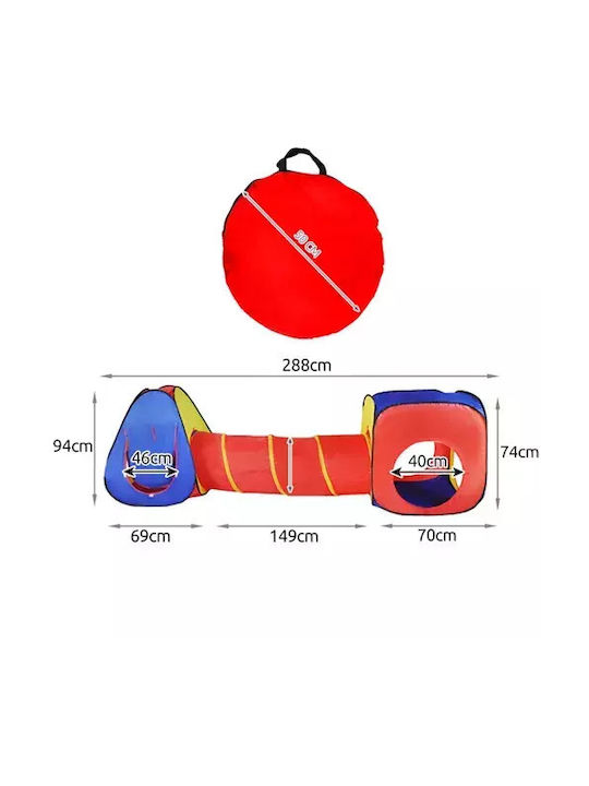 3-in-1 Children's Play Tent Kruzzel 23871