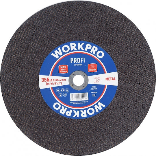 WorkPro Диск за рязане Метал 115мм