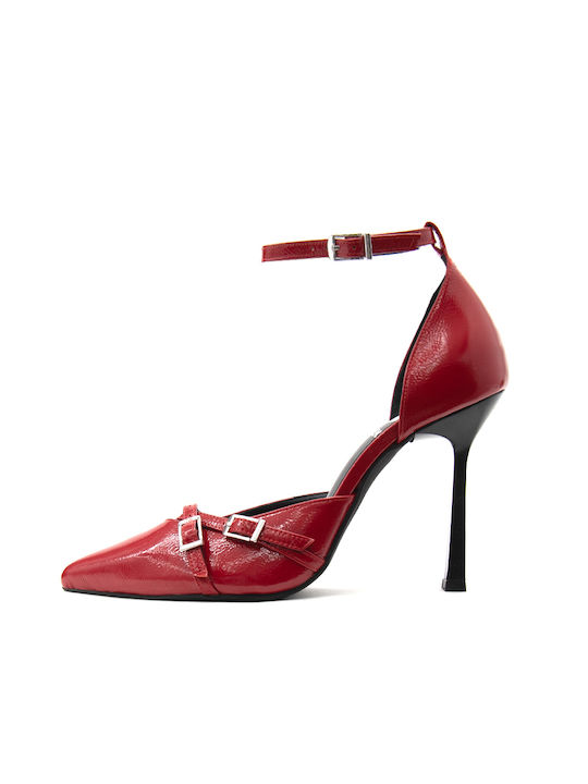 I Athens Patent Leather Red Heels