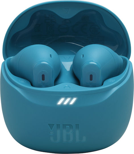 JBL Tune Flex 2 Earbud Bluetooth Handsfree Earphones with Sweat Resistance and Charging Case Turquoise