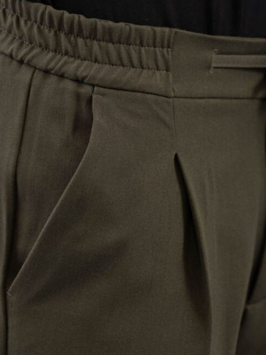 Hose Elastisch Olive