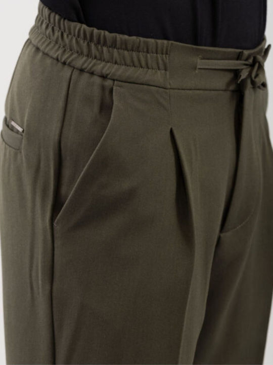 Hose Elastisch Olive