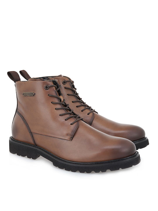 Renato Garini Leather Tabac Brown Men's Boots