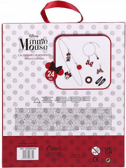 Minnie Mouse Christmas Bag for Gift Red 25x2.4x30cm. 26pcs