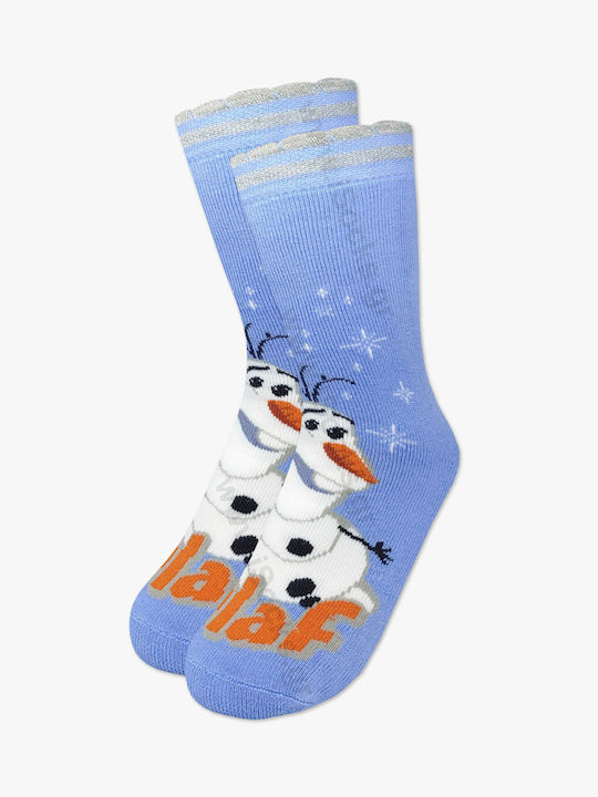 Disney Kids' Socks Non-Slip Light Blue