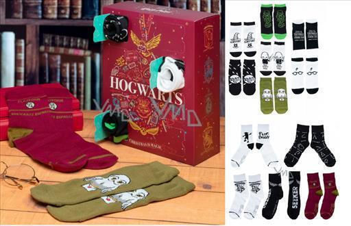 Paladone Advent Calendar Harry Potter Sock Paper