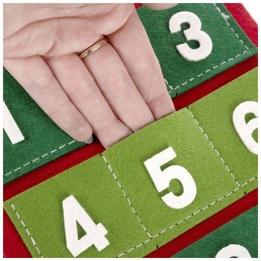 Ruhhy Advent Calendar Ruhhy DIY Υφασμάτινο