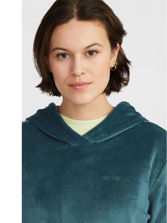 Women's Sweatshirt Hooded Green