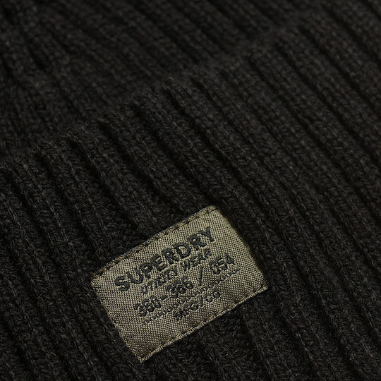 Beanie Beanie Knitted in Navy Blue color