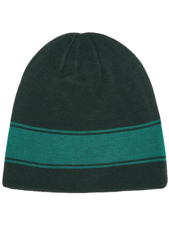 Tnp Beanie Unisex Reversible Σκούφος Πλεκτός σε Πράσινο χρώμα
