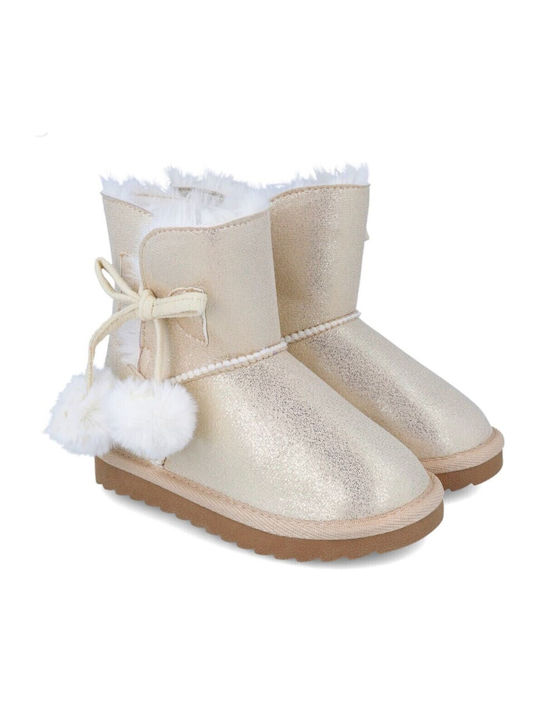 Garvalin Kids Boots with Zipper Gold