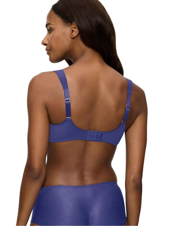 Triumph Minimizer Minimizer Bra without Padding Underwire Blue