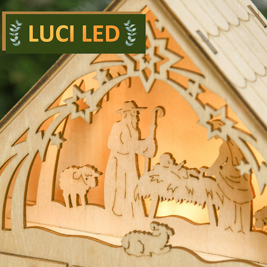 HomCom Adventskalender Holz