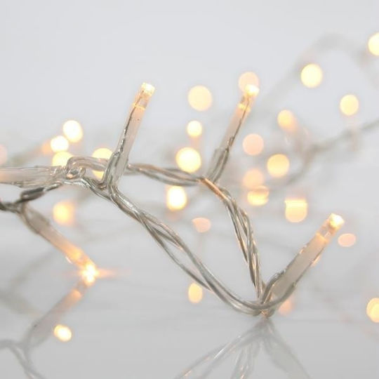 144 Lights LED 3m. x 60cm Warm White type Rain 1pcs