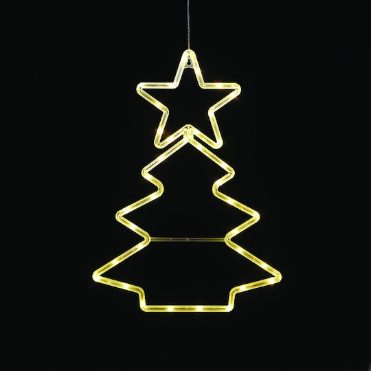 Christmas Decorative Illuminated Plastic Tree Light Tube IP20 Battery