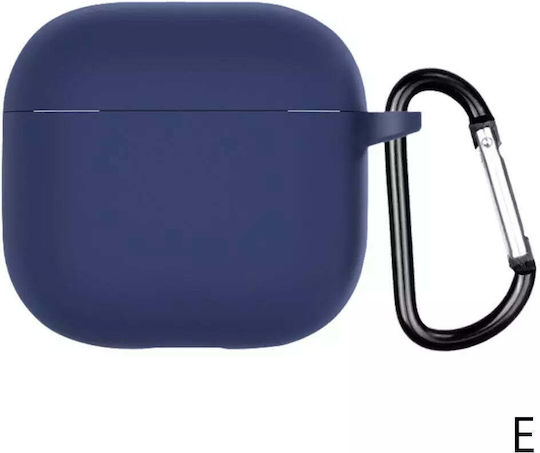 Soft Hülle Silikon mit Haken in Fuchsie Farbe für Apple AirPods 4