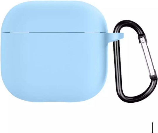 Soft Hülle Silikon mit Haken in Fuchsie Farbe für Apple AirPods 4