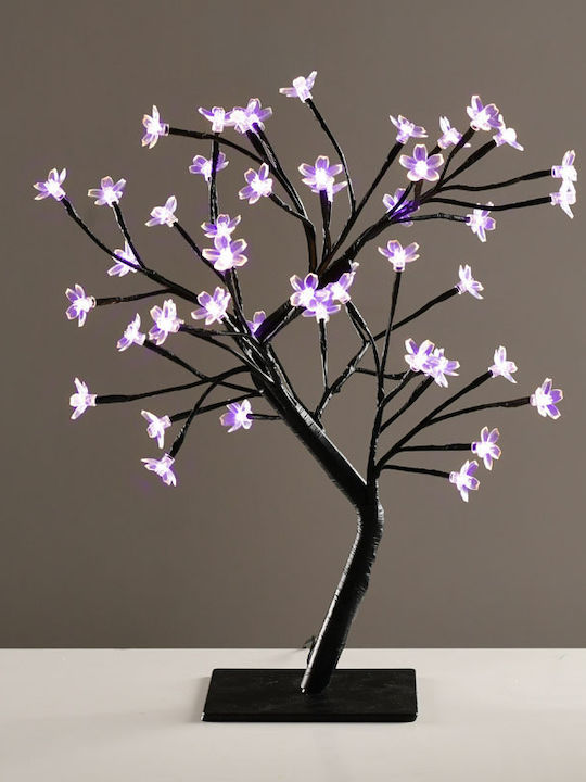 Aca Christmas Decorative Illuminated Tree Natural Appearance IP20 Purple