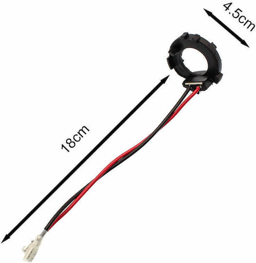 LED Bulb Adapter H7 2 Pieces Compatible with Volkswagen Touran Tiguan OEM