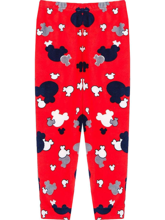 Join Pijama pentru copii De iarnă Fleece Roșie