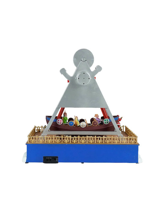 Christmas Decorative Blue with Music 32.5x32x22cm.