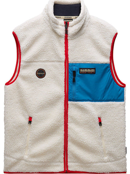 Yupik Men's Fleece Cardigan Beige Dimity