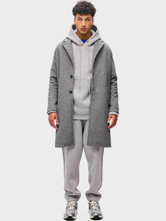 Men's Coat Grey Melange