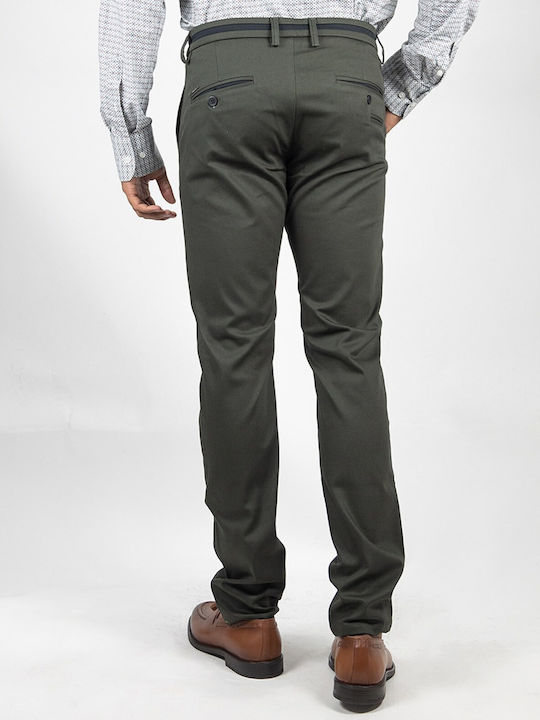 Vittorio Artist Trousers Dark Olive