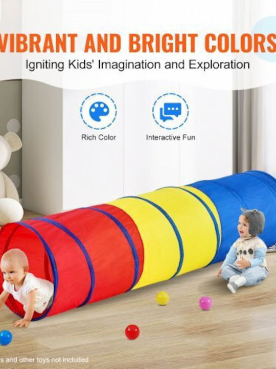 Vevor Cort pentru Copii Tunel Multicolor