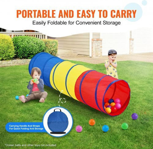 Vevor Kids Play Tunnel Multicolour
