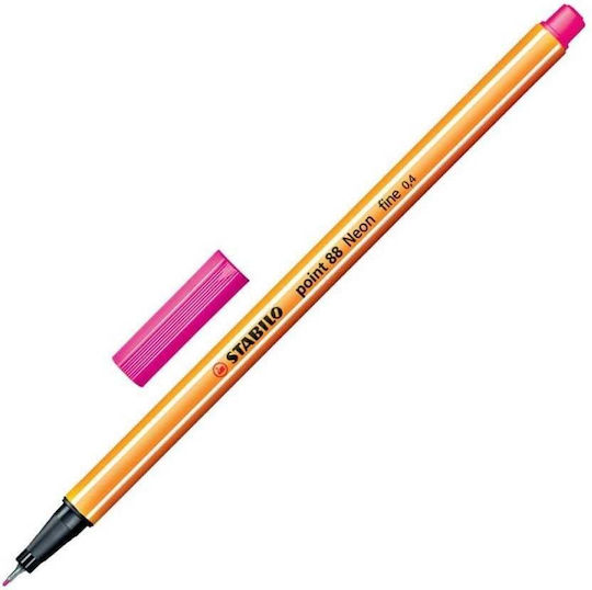 Stabilo Point 88 Zeichenmarker 0.4mm Neon Pink 10Stück