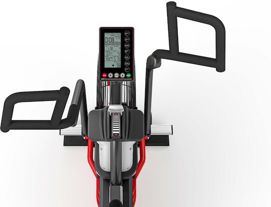 Luxury Fitness Seated Exercise Bike with Air Resistance and Wheels