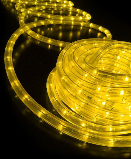Christmas Light Tube Yellow Two-channel 220V 1800 Light Bulbs 50m IP44