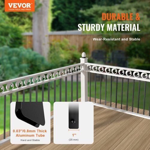Iron Stair Railings Vevor 72pcs Black Satin Bpklgz38yc72hc6xov0