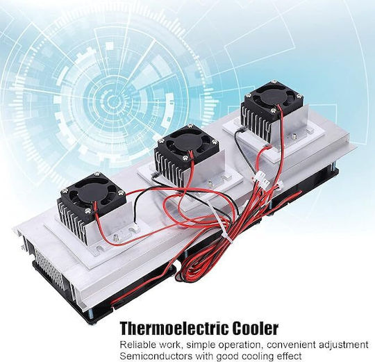 Thermoelektrisches Kühlerset Peltier Tec-12706 3-Kern