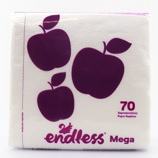 Endless Mega 70 Napkins White