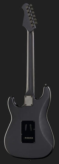 Harley Benton Standard Series Electric Guitar Stratocaster with HSS Pickup Configuration Satin Black
