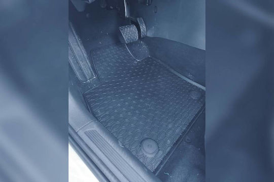 Rubber Mats Geyer & Hosaja Volkswagen Polo Seat Ibiza Seat Arona Crossover 2017+ Audi A1 Skoda Fabia Volkswagen T-cross 2018+ Taigo 2020+ 4 Pieces Black 889/4c