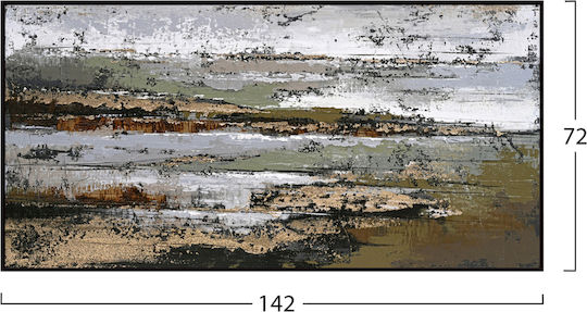 HomeMarkt Abstract Картина Платнен 142x72см