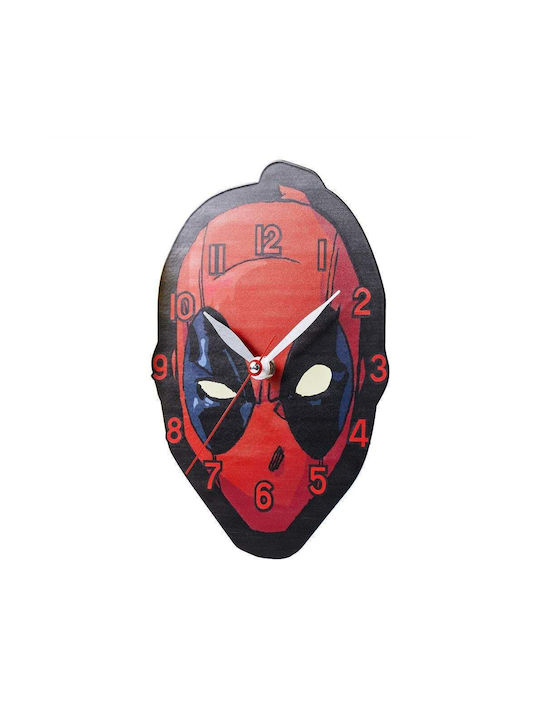 Peers Hardy Wall Clock Red