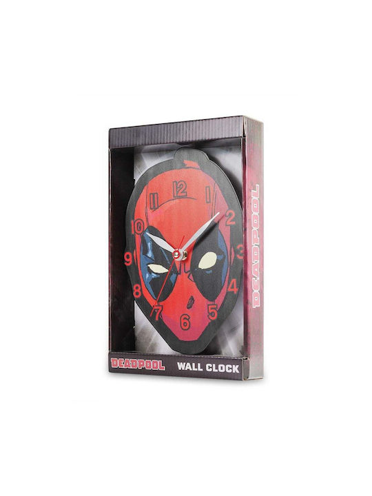 Peers Hardy Wall Clock Red