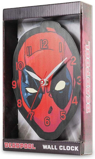 Peers Hardy Wall Clock Red