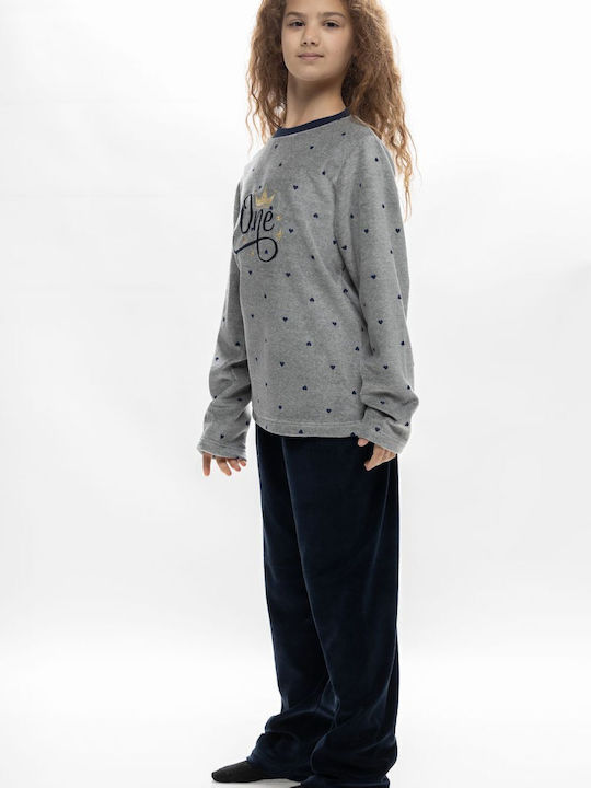 Galaxy Pijama pentru copii De iarnă Catifelată Multicoloră