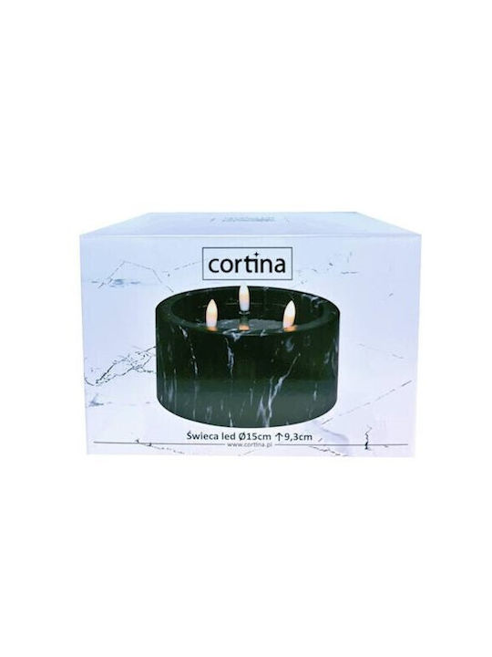 Cortina Dekorative Lampe Wachs-Politur Schwarz