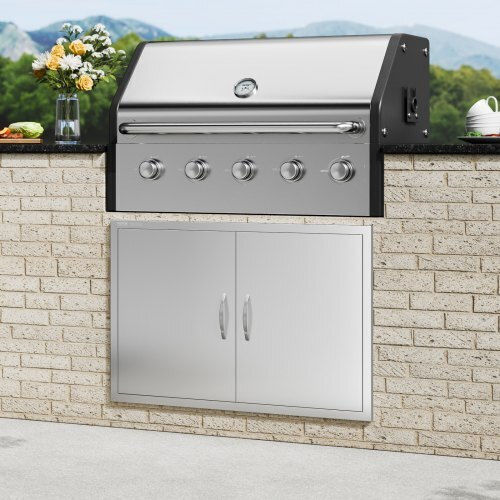 Πόρτα Bbq Νησίδας 990x660 Mm Ανοξείδωτη Vevor Εξωτερική Κουζίνα Smmbscjmys39maf9xv0