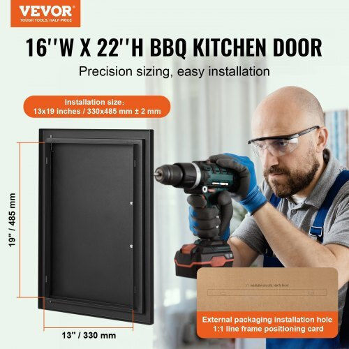 Vevor BBQ Door 415x570 mm Outdoor Kitchen Dmmbscjm16x2hchidv0